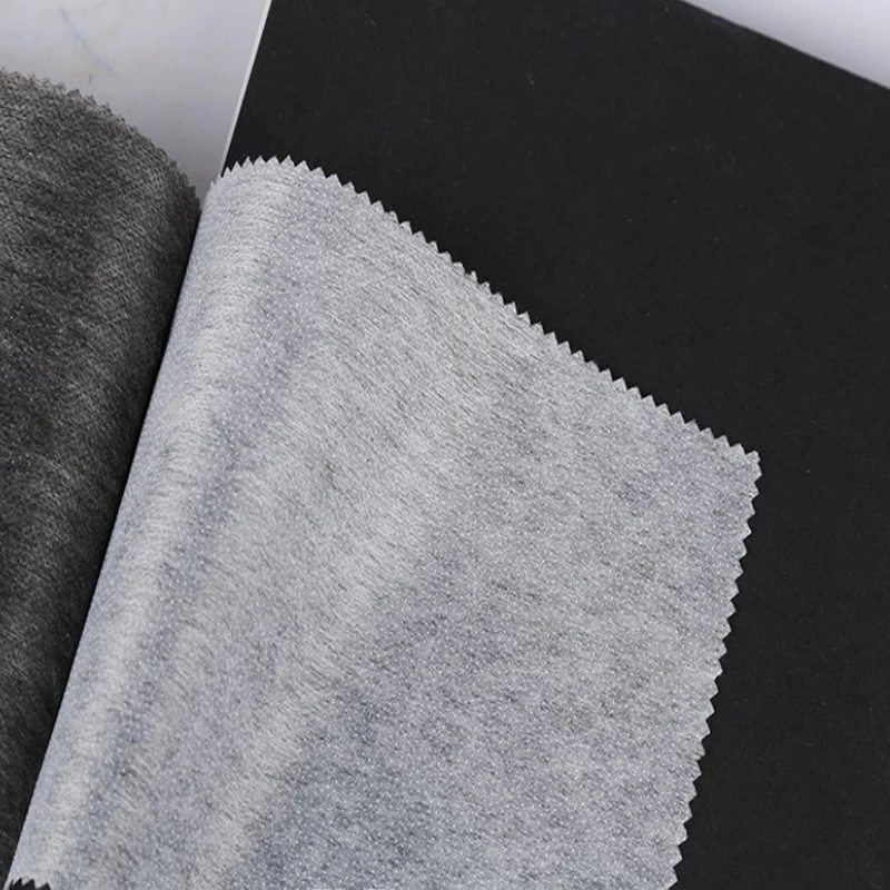 tear away embroidery backing paper 100% polyester nonwoven lining fabric roll for tailoring material 1065HF Eco-friendly
