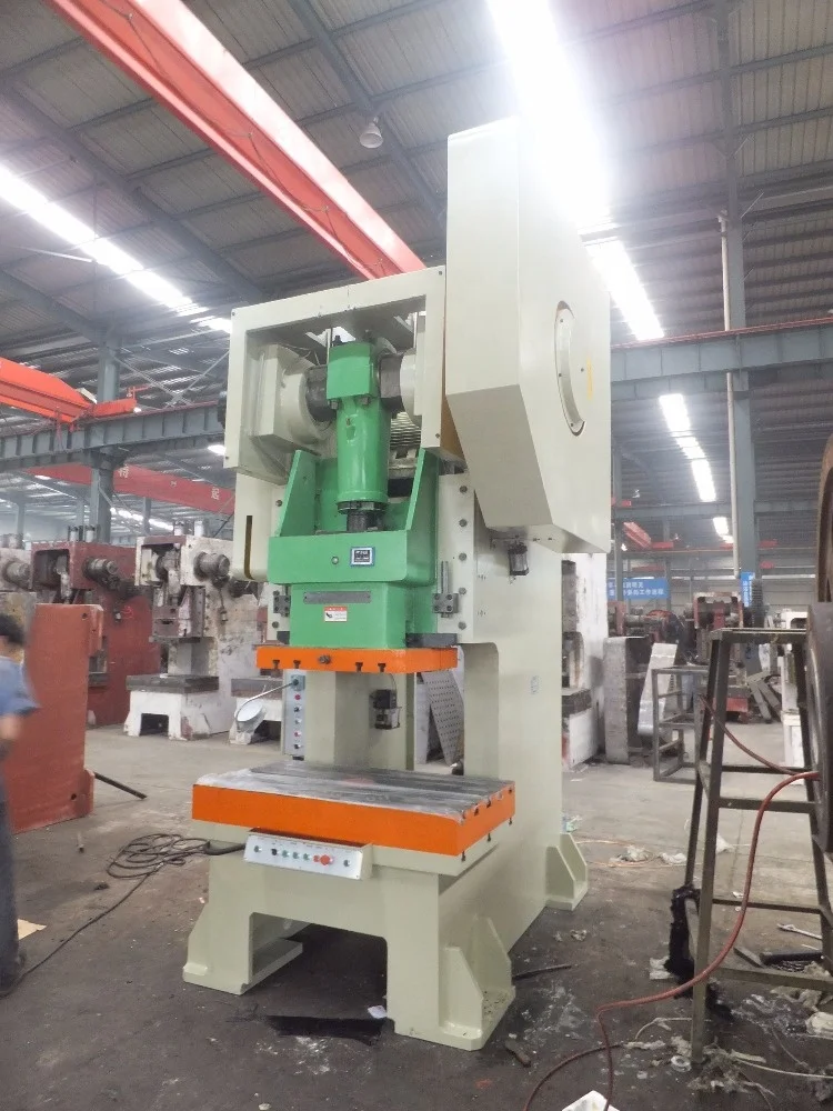 C frame single crank Eccentric Mechanical Power Press Machine, 80 Ton Punch Press