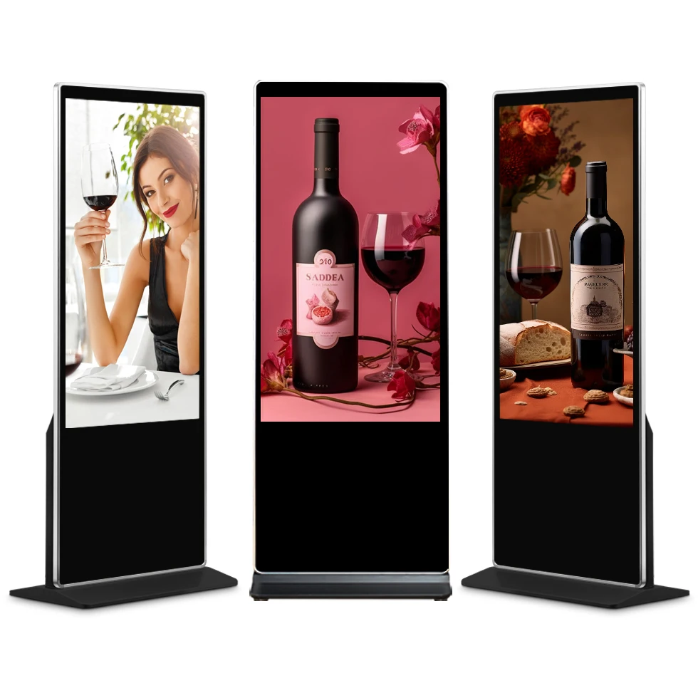 hot-selling vertical electronic advertising machine video wall panel indoor bluetooth iron cabinet led display screen
