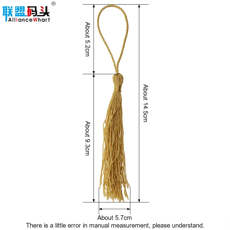 Wholesale High Quality Tassel For Bookmark Decoration Silk Tassel Jewelry Tassel Fringe