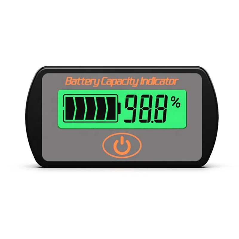 LY7S 12 В/24 В Регулируемый автомобильный вольтметр с ЖК-дисплеем для свинцово-кислотных литиевых аккумуляторов тестер напряжения сенсорного типа индикатор емкости аккумулятора