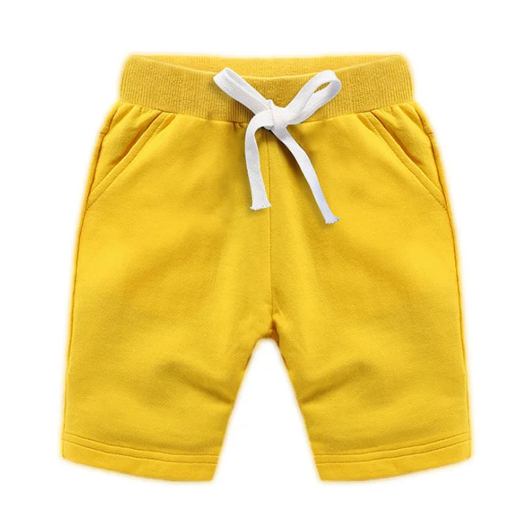
Sunny Baby Summer Wholesale Customized Cotton Plain Color Boys Cargo Shorts 