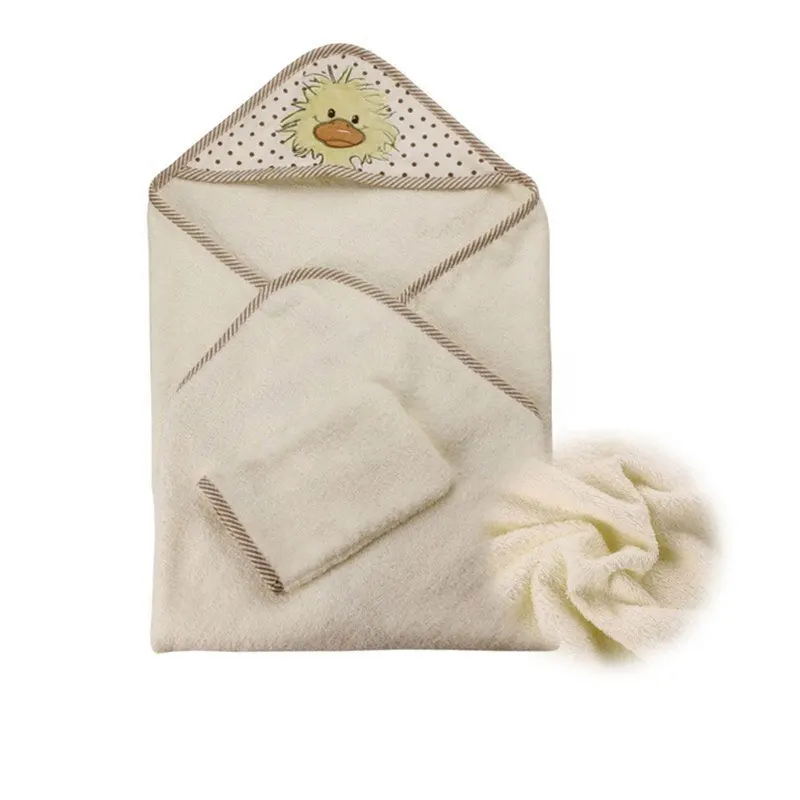 Low Price Guaranteed Quality Wholesale Animal Hooded Cotton Baby Bath Robe