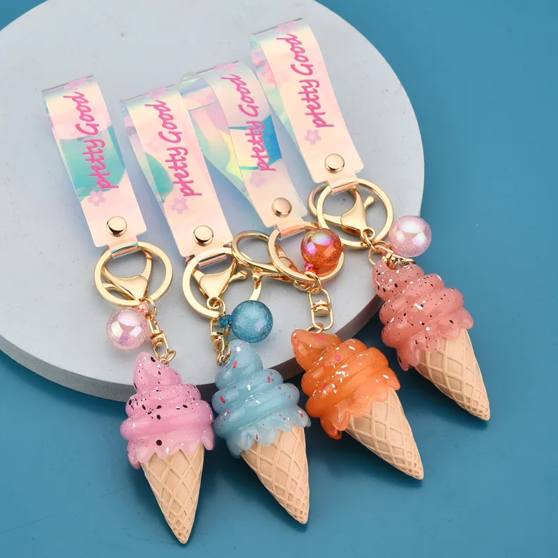 Новый дизайн брелок с жидкостью и сыпучим песком блестящий акриловый пайетками для ключей