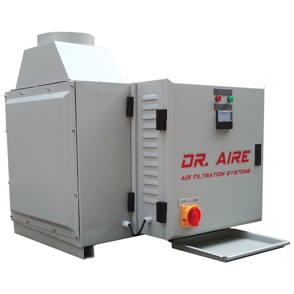 DR. AIRE Over 98% Removal Efficiency Oil Mist Collector Long Lifespan Industrial Air Cleaning System 1500CMH Oil Mist ESP Filter