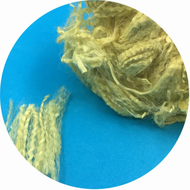 Золотисто-желтое Высокопрочное огнестойкое волокно для пряжи