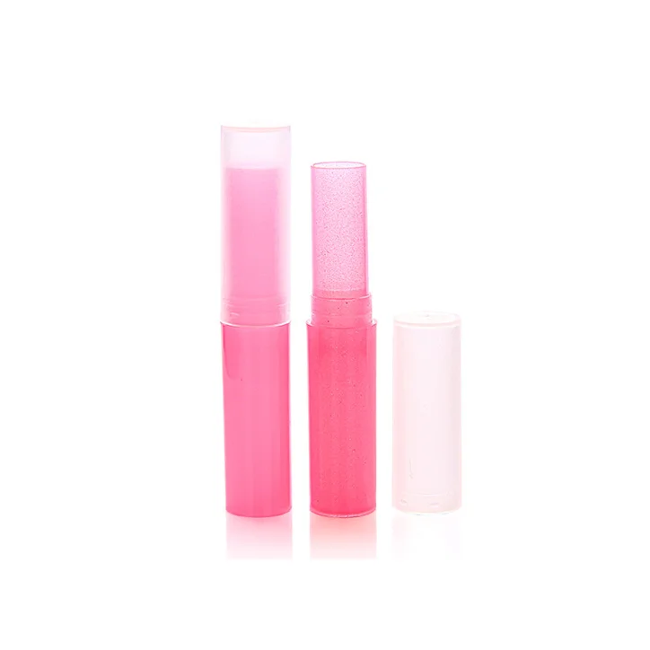 3g Korean type frosted lip tube, PP lip balm containers , plastic twist up lipstick tube