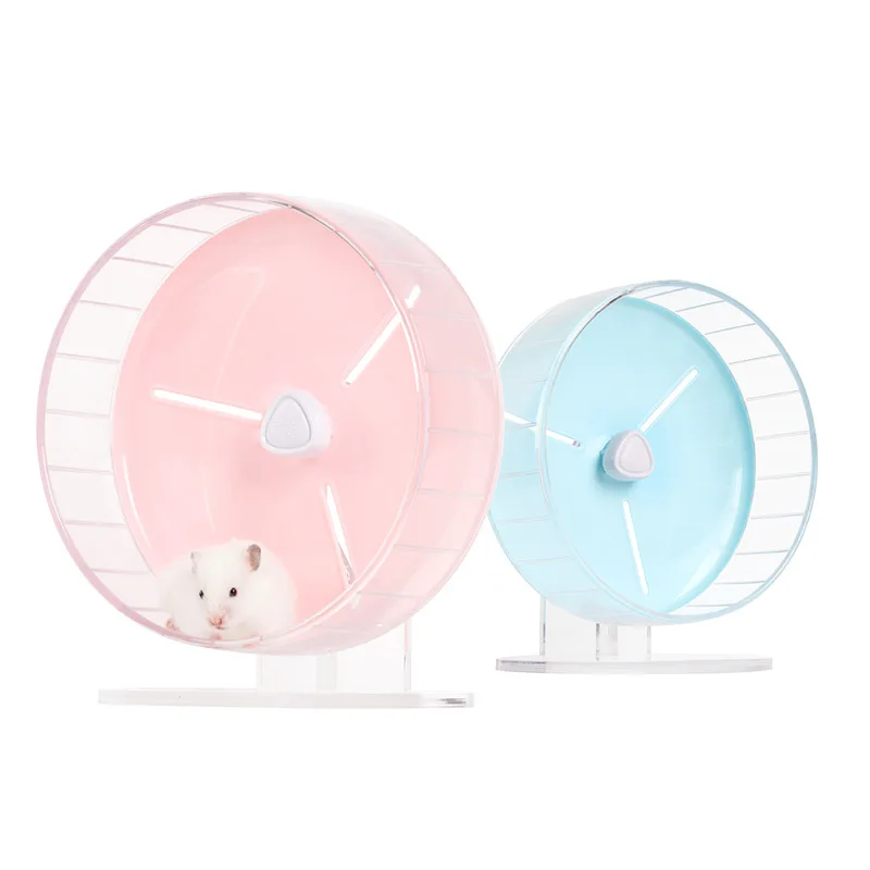 Hot Sale Silent Hamster Exercise Spinner Hamster Running Wheels With Adjustable Stand