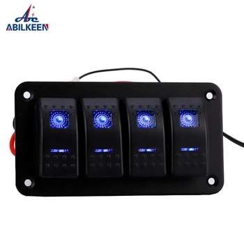 12V/24V 36W Fast Charge Three QC3.0 USB Car Charger Socket with 10A Wire Fuse Aluminum for Car boat