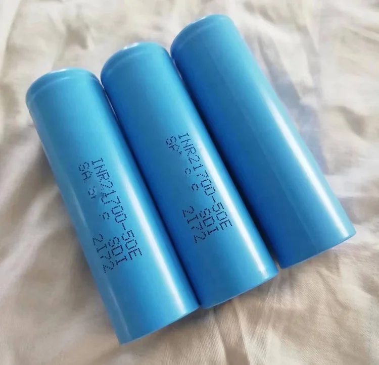 INR 21700 50E 5000 mAh Lithium Battery High Capacity Flashlight Battery 10A Continuous Discharge