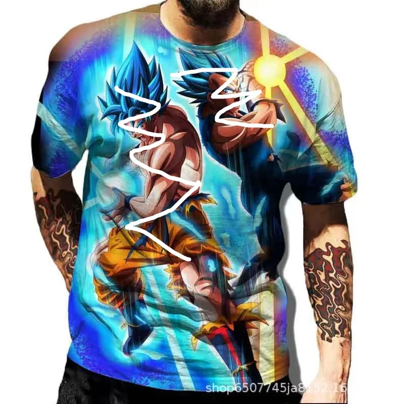 Wholesale design 3d cartoon sublimation print t-shirt 3d printing t-shirt