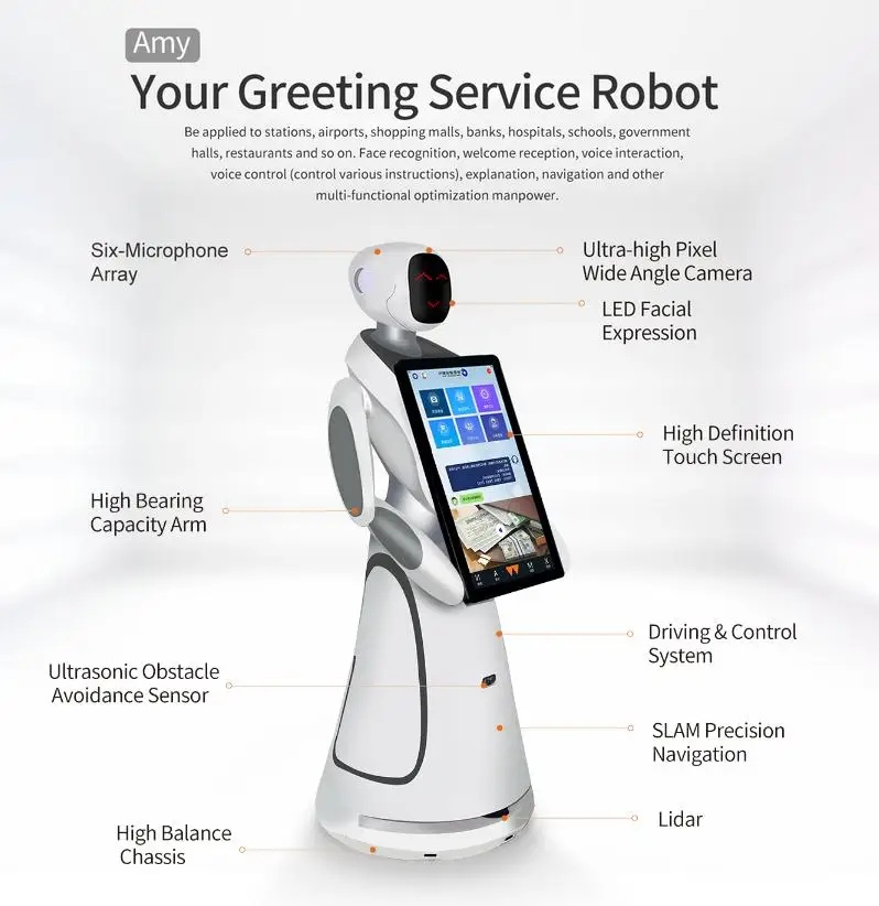 Robot Ros Humanoid Intelligent Serv Robots China