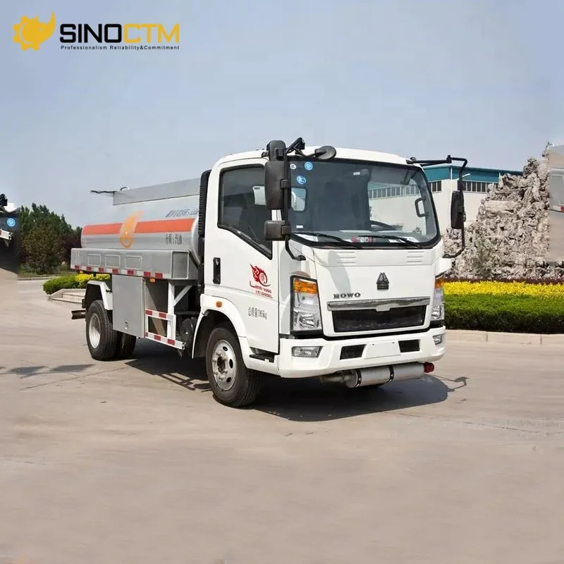 Howo 4x2 Rhd 15000L топливный бак для заправки масляного бака грузовик продажи