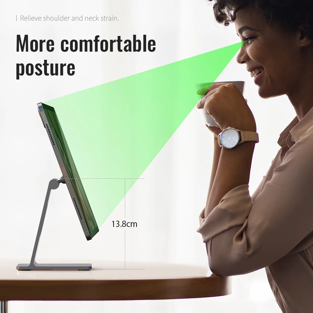 Настольная Магнитная подставка с сильным притяжением, ленивая подставка для телефона, держатель для мобильного телефона из алюминиевого сплава, подходит для iPad и мобильного телефона