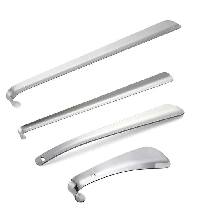 Shoe Horn Metal Stainless Steel Small Handled Portable Pull Durable Tool High Heel Long Handle Slip Shoehorn