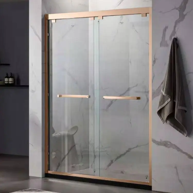 Long Life High Quality Factory Made Free Spare Parts Hotel Luxury Minimalist Sliding Shower Rooms Hotel Sliding Shower Rooms