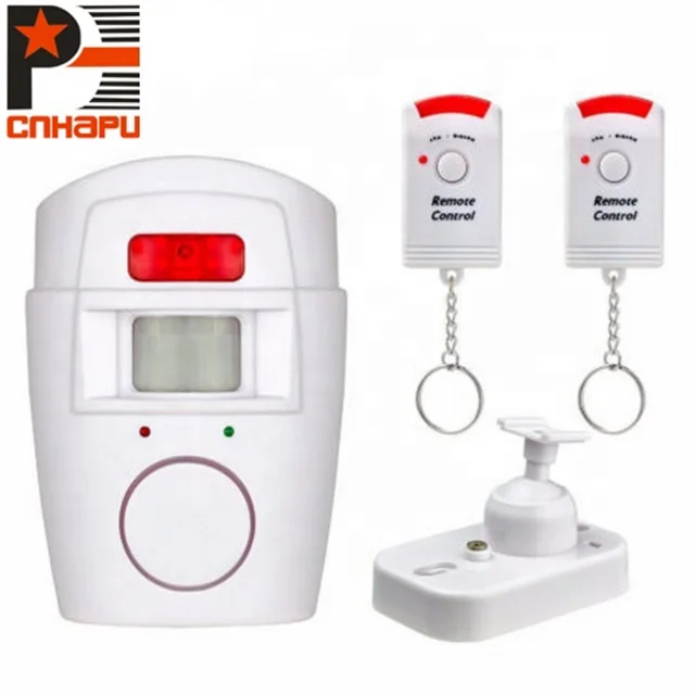 Home Security PIR MP Alert Infrared Sensor Anti-theft Detector Wireless Alarm system+2 remote controller