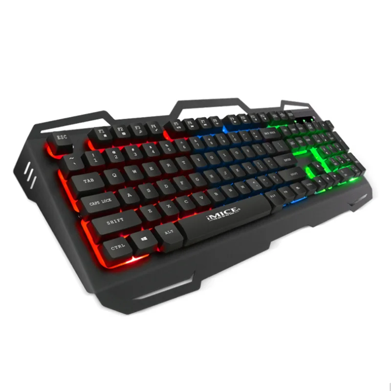 Metal Gaming Keyboard Keyboard Gaming Mechanical Gaming Keyboard Leds Hot Swap Mechanical Ergonomic AK-400