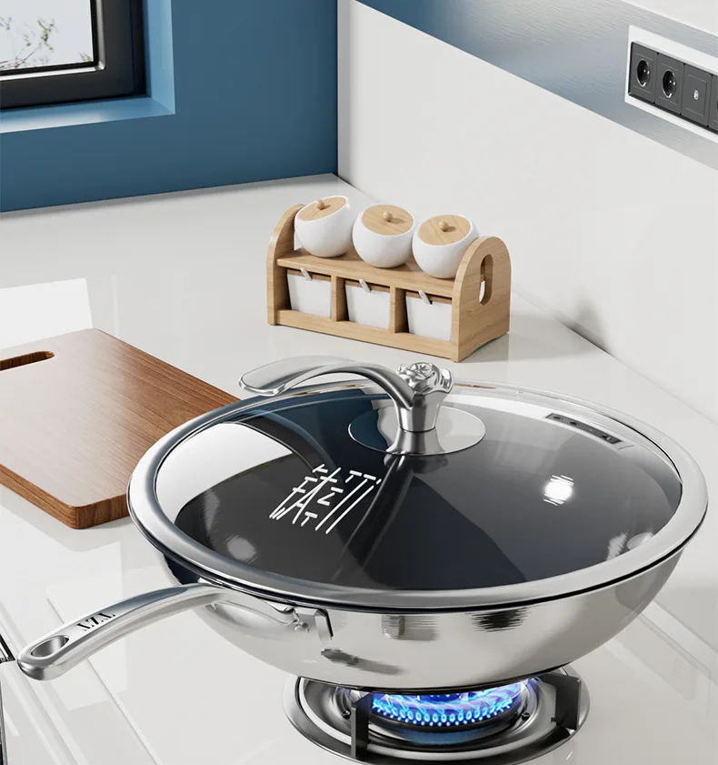 High-quality Non stick Titanium Cookware Cooking Pots with 0 coating Durable for 10 years wear-resistant and corrosion-resistant