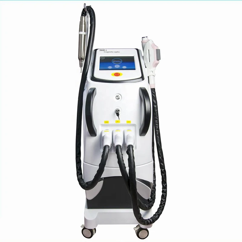 Multifunction beauty machine 4 in 1 elight ipl 3 in 1 elight ipl opt rf nd yag laser opt laser hair removal