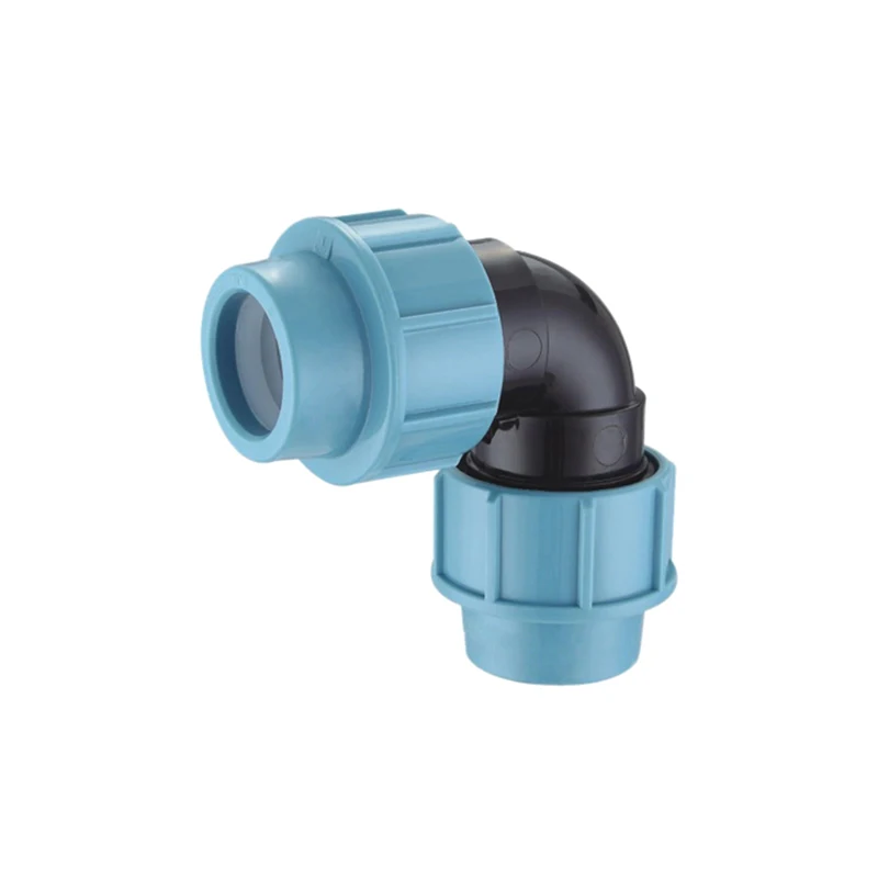 SWD завод PN16 орошение HDPE PP итальянские компрессионные фитинги трубы пластиковые для быстрого соединителя 90 локоть