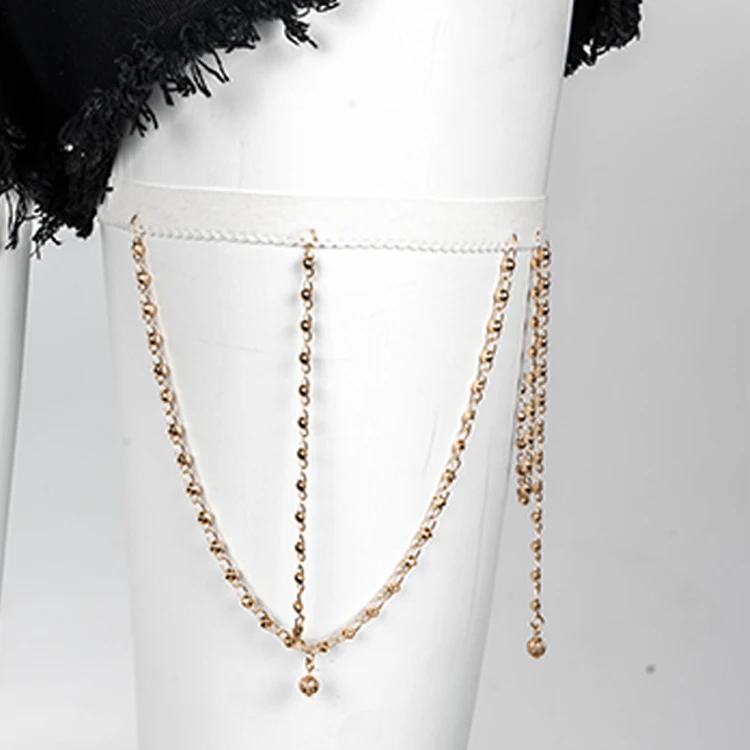 Wholesale Beach Fashion Jewelry Display Gold Color Leg Chain For Women Sexy Body Chains Accessories