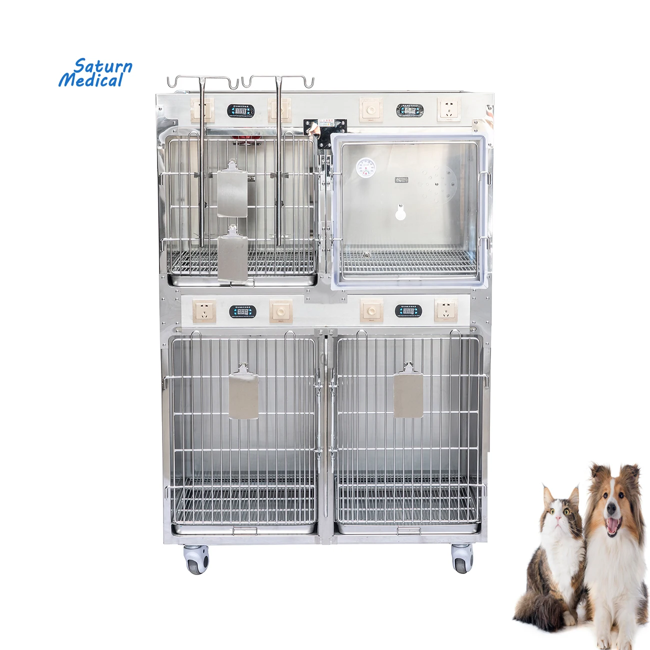 Высококачественная нержавеющая сталь для собак, кошек, ветеринарных животных, для домашних животных, инфракрасная терапия, интенсивная терапия, кислородная клетка для ветеринарной клиники