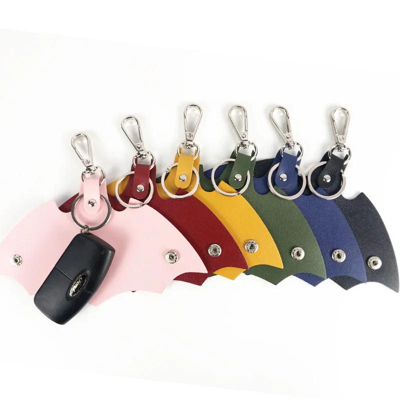Hot Selling Anti Loss Key Ring Creative Large Capacity PU Leather Personality Car Key Storage Set Bag