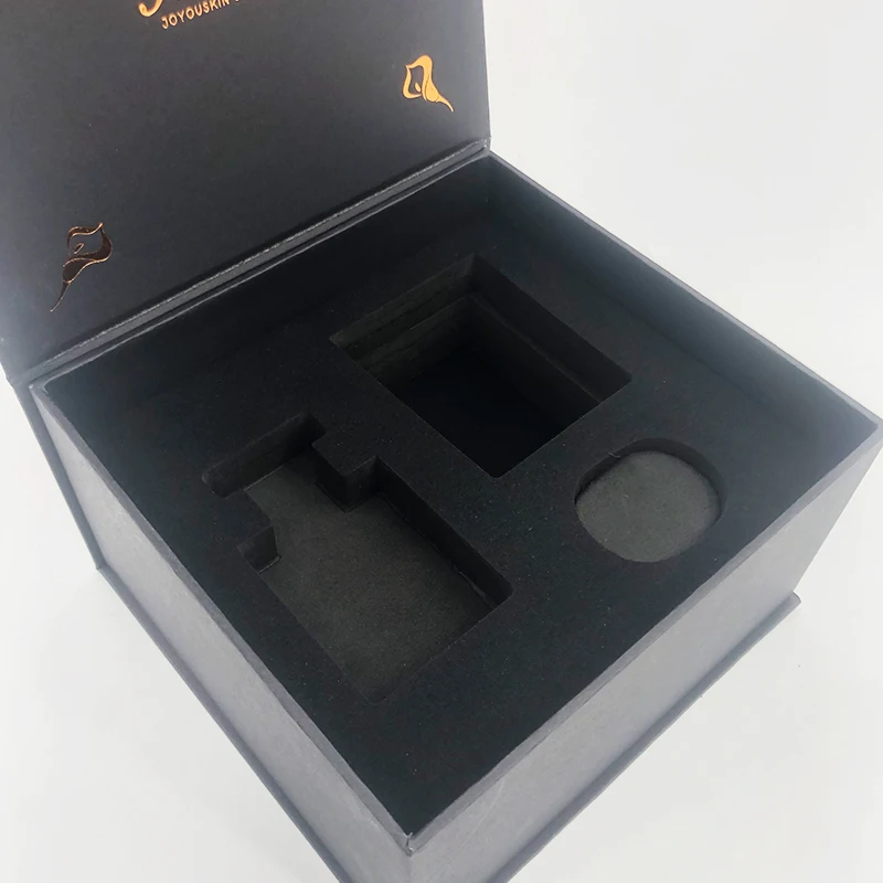 
Custom Electric Parts EVA Flap Lid Packaging Cardboard Bespoke Magnetic Closure Gift Box 