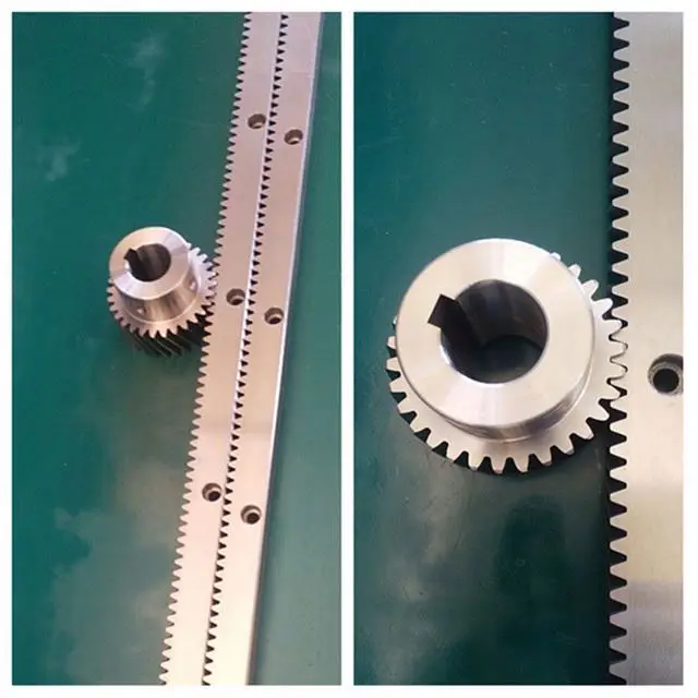 Customize M1.25 M2 M3 helical Gear Rack and Pinion for cnc machine