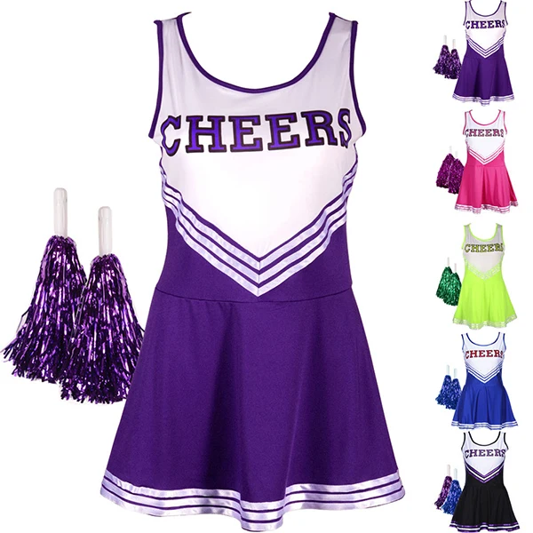 Hot sexy professional sport girls cheer dance cheerleader costume cheer skirt cheerleading uniforms for women