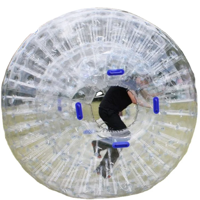 Plastic snow land zorb ball inflatable human sized hamster ball for bowling