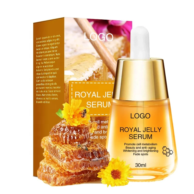 Private Label Vitamin C Honey Essence Firming Anti-Aging Dark Spots Brightening whitening Collagen Serum