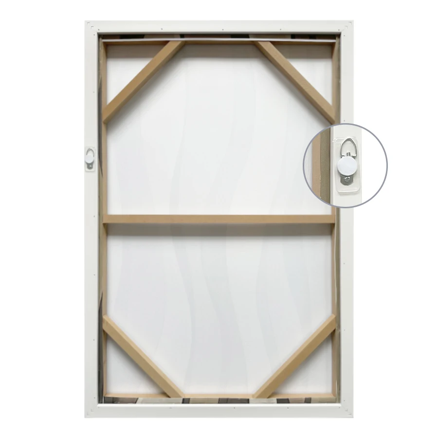 Set of 2 Framed Canvas Art Black and White Abstract Women Paintings for Living Room Bedroom Office Decoration 60x90cm