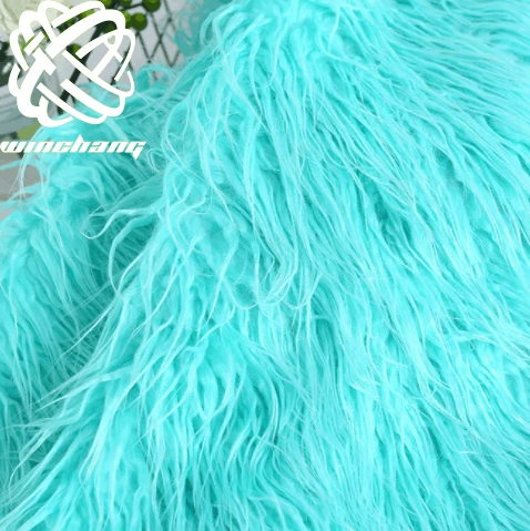 Wholesale High Quality Custom Luxury Long Pile Fake Fur Artificial Faux Fur Fabric
