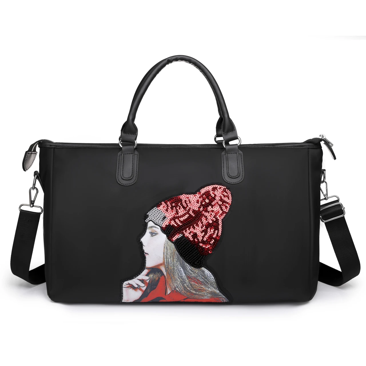2022 Fashion Designer Custom Pattern Travelling Duffel Tote Bag Trendy Ladies Gym Sports Bag Overnight weekender bag