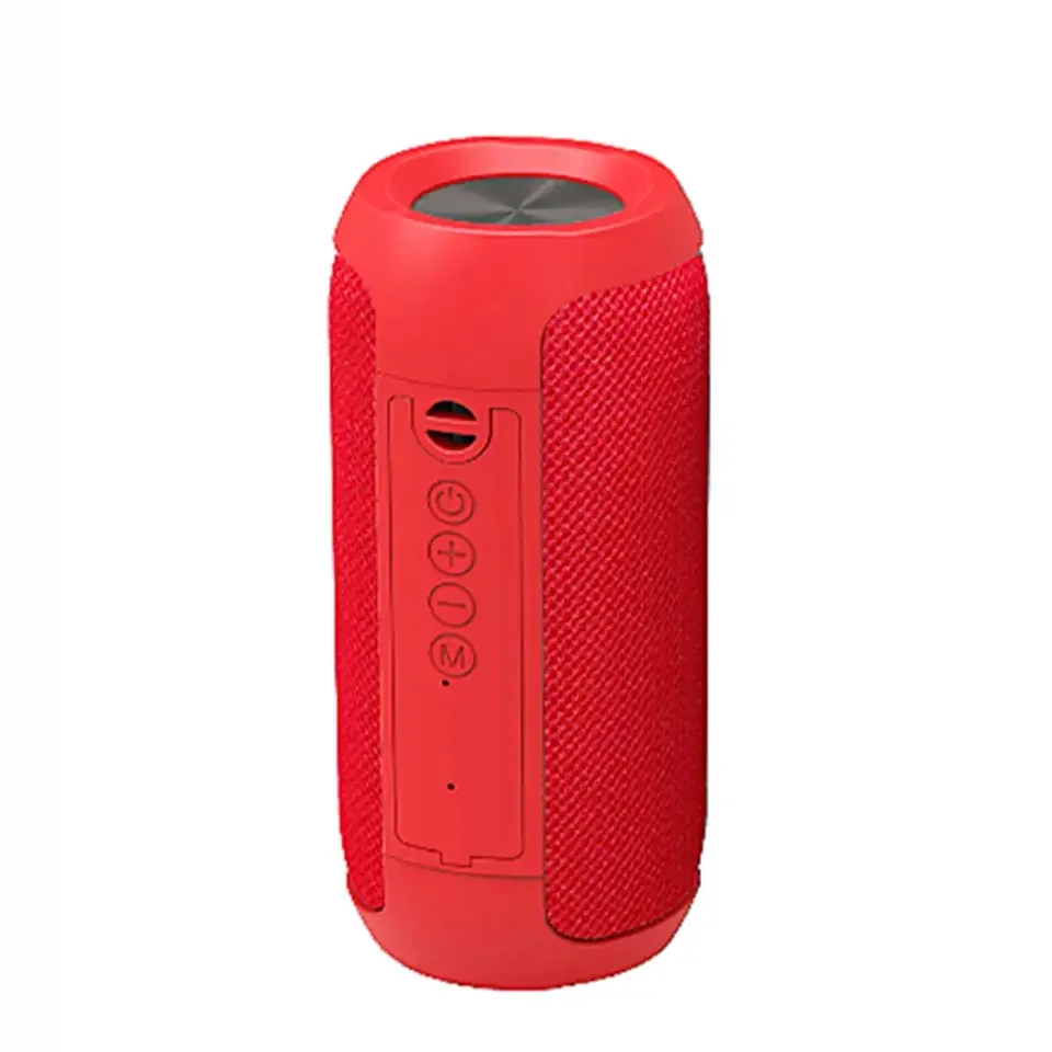 Outdoor Wireless Speaker Fabric Portable Hi Fi Sound Stereo Wireless Bass Speakers Mini Active Microphone Cordless Speaker
