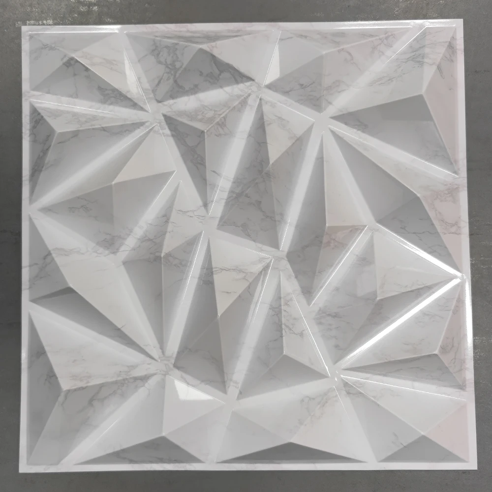 Home Para Pared Revestimento Decoration Wall Paper Pvc 3d Waterproof and Bendable Wall Panel 3d Cladding