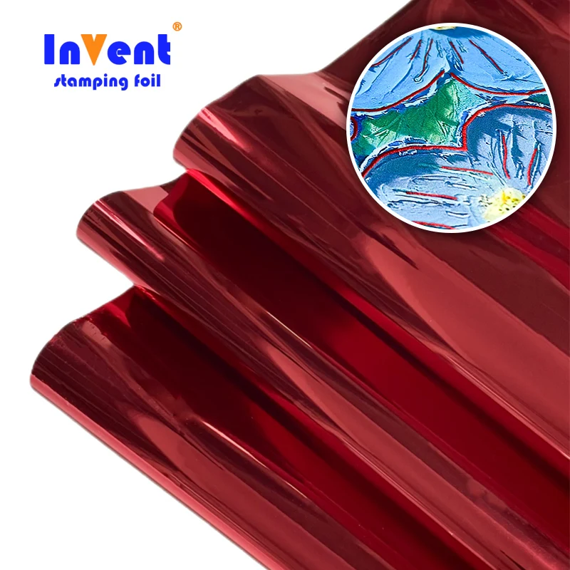 Голографическая Золотая фольга горячего тиснения Фольга рулоны 3D УФ цифровая упаковка печать печатные ленты бумага