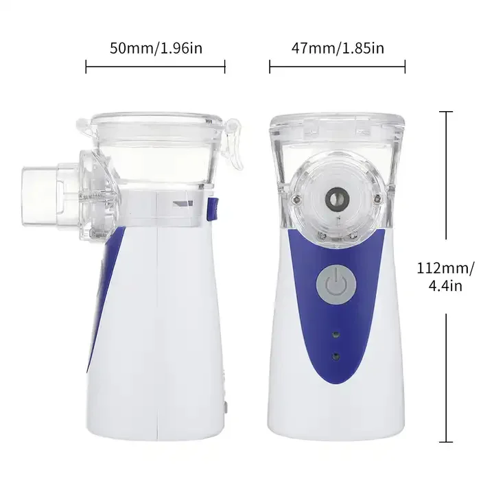 Portable Mini Mesh Nebulizer Inhaler from Manufacturer Medical Grade Equipment Homecare Use USB Rechargeable Healthcare Device