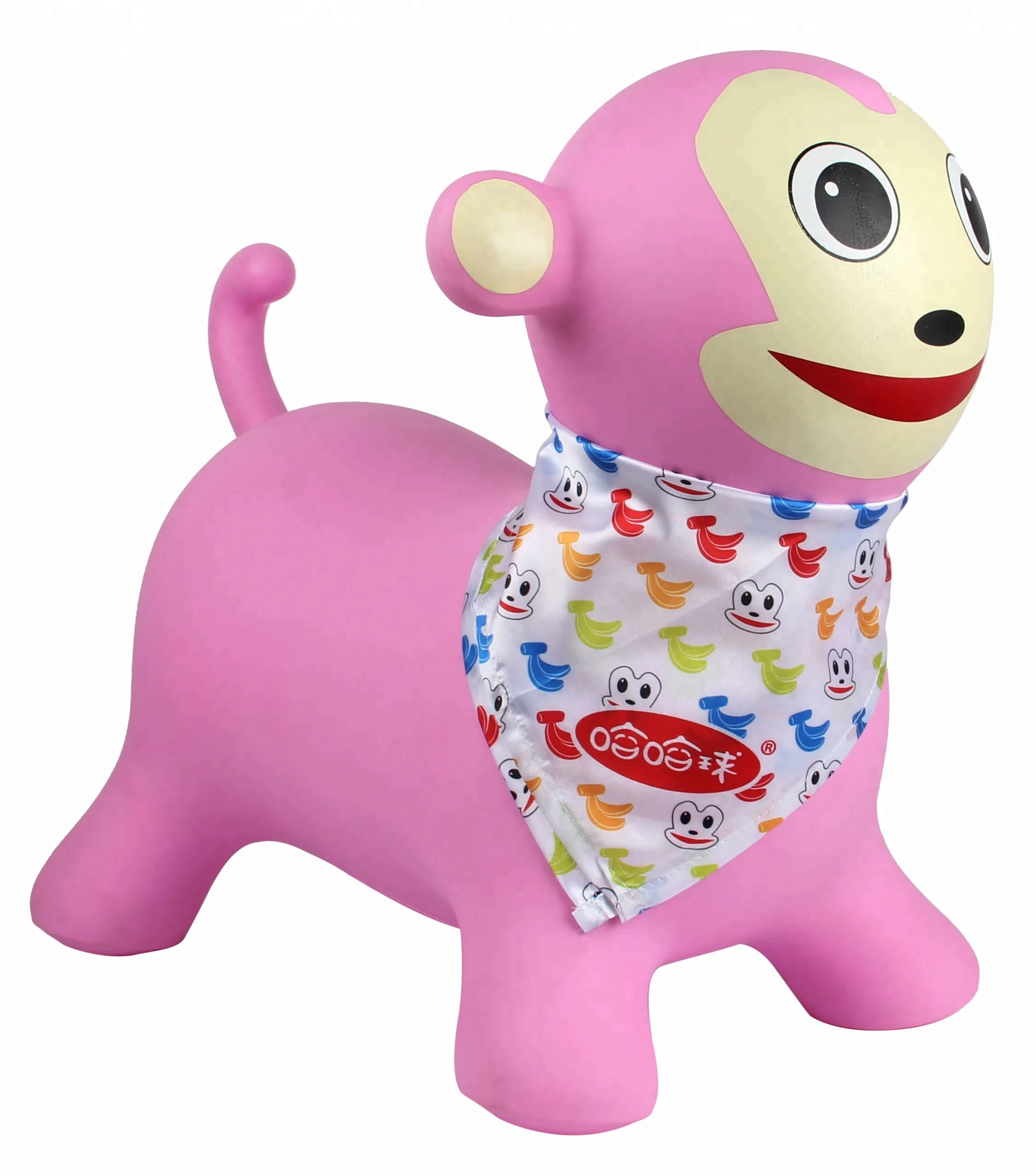 Wholesale inflatable hopper PVC bouncing animal toys for kids