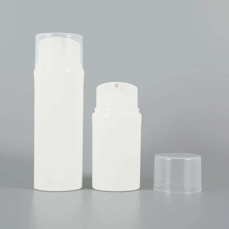 New design 30ml 50ml 80ml plastic airless cosmetic bottle for lotion