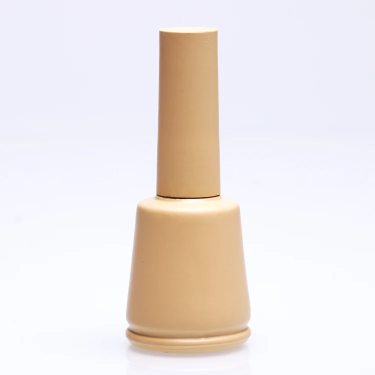 Factory color customize design 8ml-15ml square empty clear uv gel nail polish bottle with brush