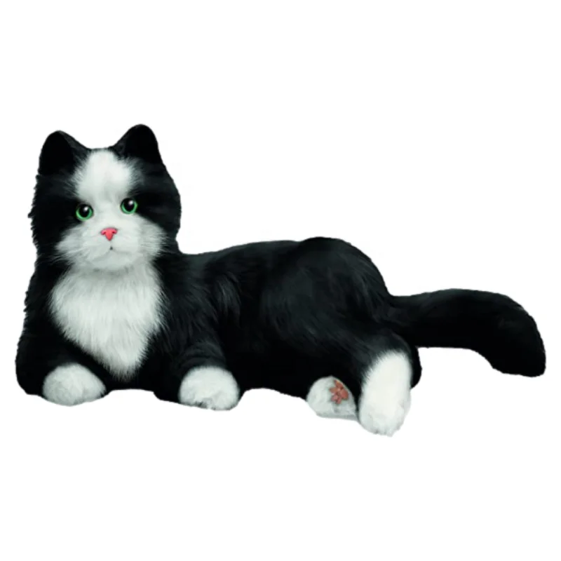 Customized High Quality Emulation Animal Plush Toys Lifelike Dinosaurs Tigers Dog Cat Simulation Toys