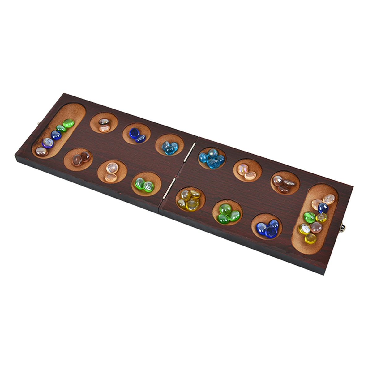 Marbles Portable Strategy Travel Game Mancala Folding Board Game