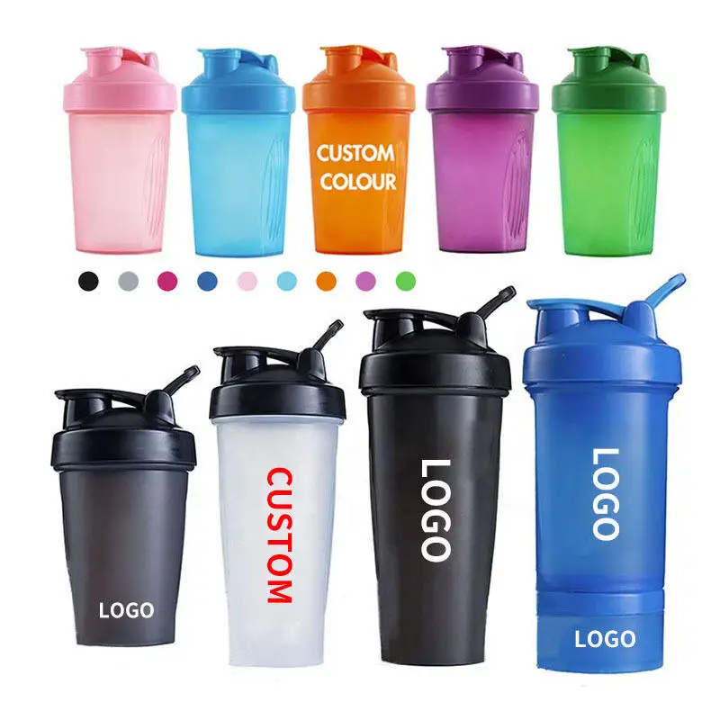 Wholesale Sport Bulk Buy Bottle Fitness 700ml Shaker Protein Fitness Gym Water Bottle Plastic Shaker Cup With Stainless Ball