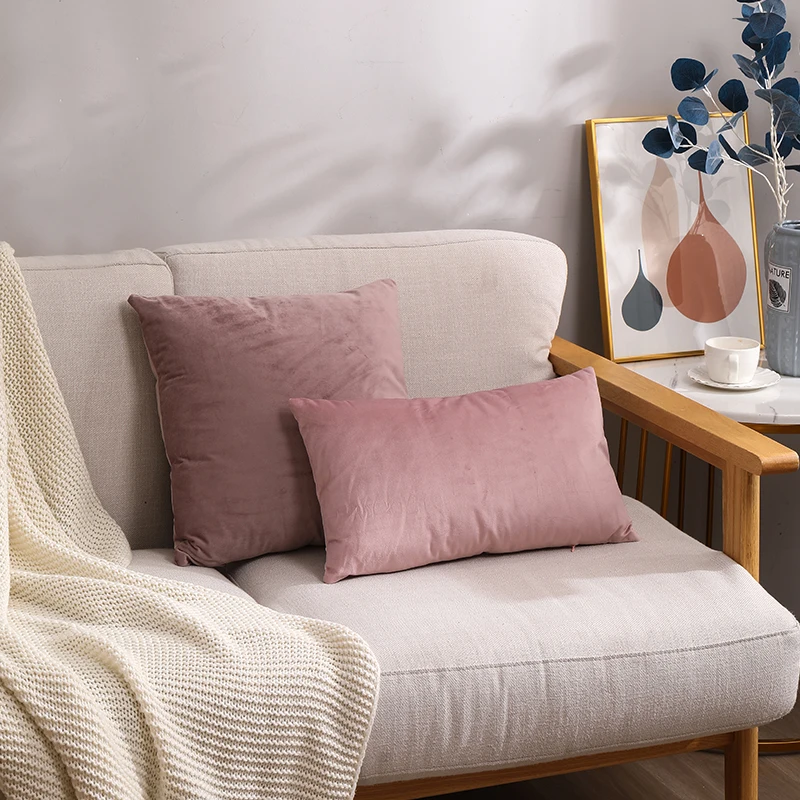 Best selling Throw Pillow Cover 100% Polyester Pillow Case 45x45cm Luxury Velvet Pillow Case