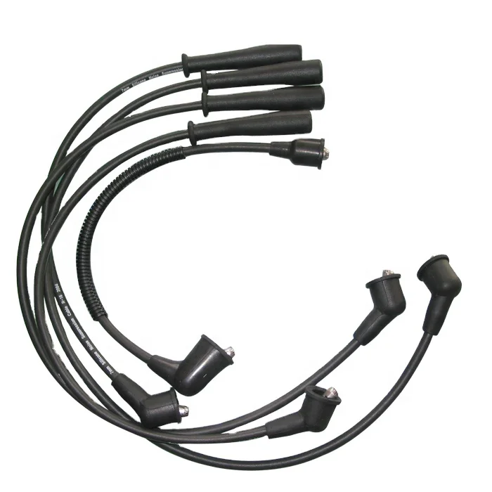 High voltage silicone Ignition Cable  SPARK PLUG WIRE FOR KIA PRIDE KK150-18-140D