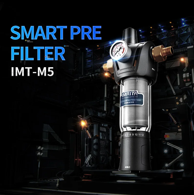 Pre Filter Imrita Manufacturer Stainless Steel Mesh Pre Filter Water 6T Large Flow Tap Sediment Water Filter Purifier