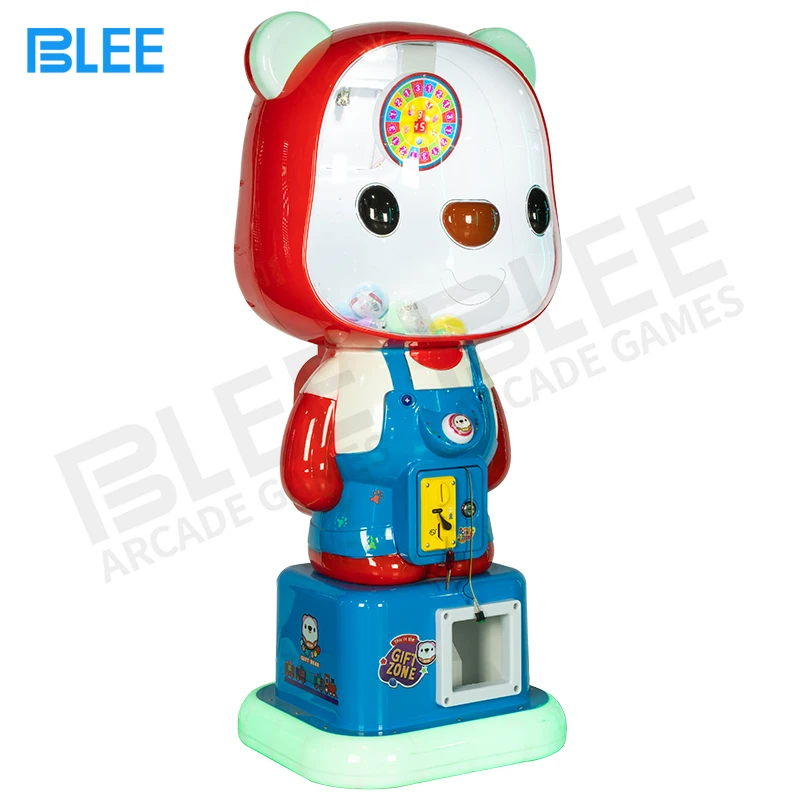 Popular Cute Bear Toy Capsule Machine Kids Coin Operated Game Machine Candy Business Gashapon Vending Machine
